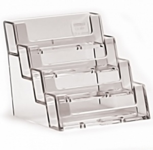 4 Pocket 4 Tier Landscape Business Card Holder